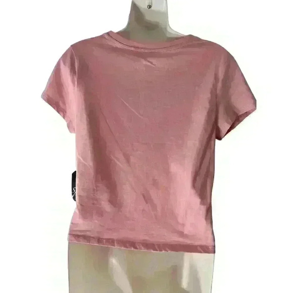 Splash Juniors XL Pink V Neck Short Sleeve Pullover Tshirt - Picture 4 of 10